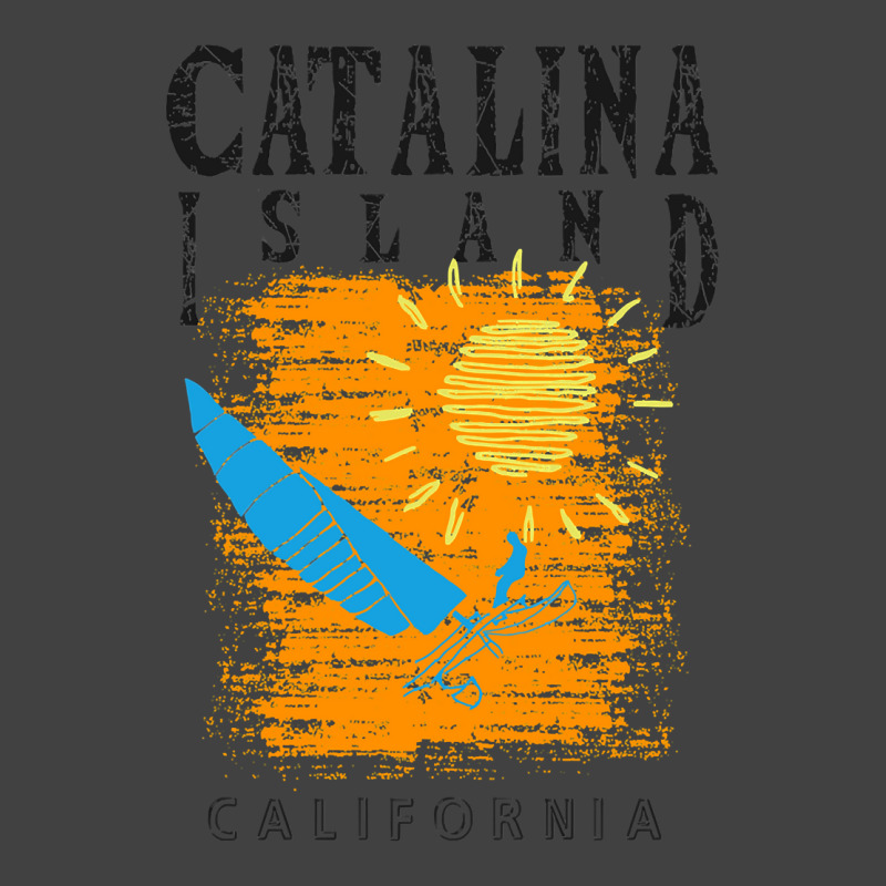 Catalina Island California Sailing Catamaran Sailboat Beam Reach Orang Vintage T-Shirt by EricFatima | Artistshot