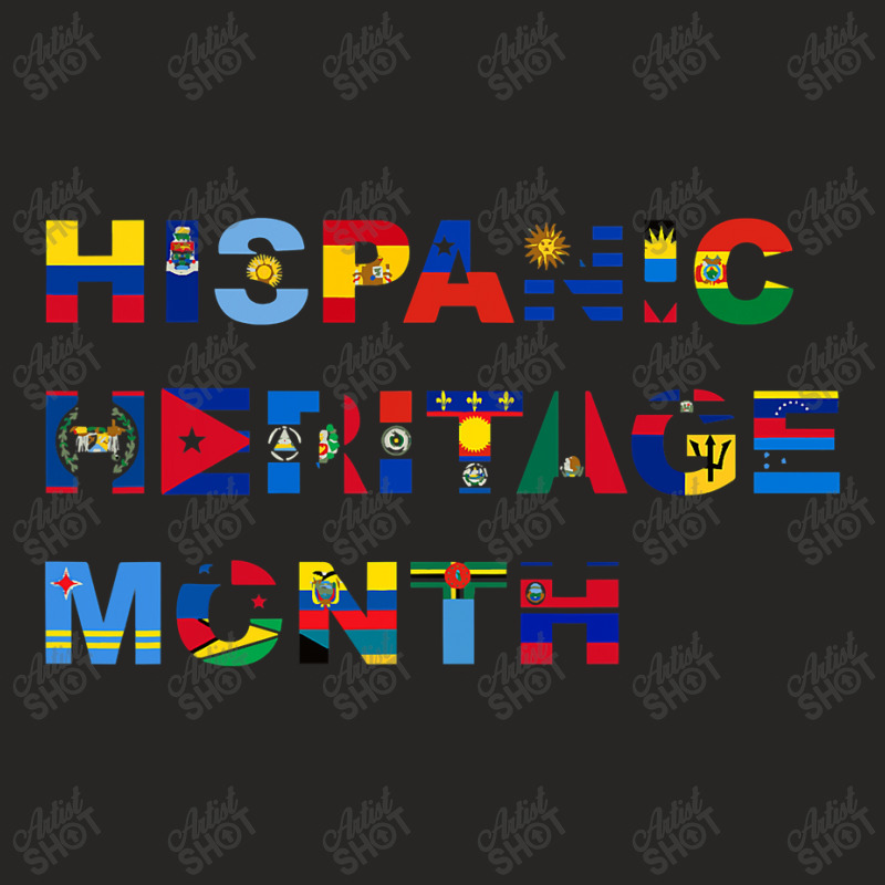 Latin America Culture Gift National Hispanic Heritage Month Ladies Fitted T-Shirt by new121 | Artistshot