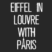 Eiffel In Louvre With Paris I Love Paris Funny Travel Shirt Women's Pajamas Set | Artistshot