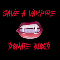 Vampire Teeth   Save A Vampire Donate Blood Halloween Tank Top Toddler Sweatshirt | Artistshot