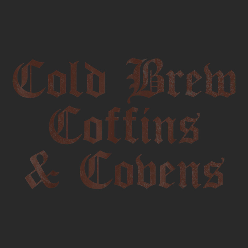 Cold Brew Coffins & Covens Goth Halloween Vintage Distressed T Shirt Toddler T-shirt by cm-arts | Artistshot