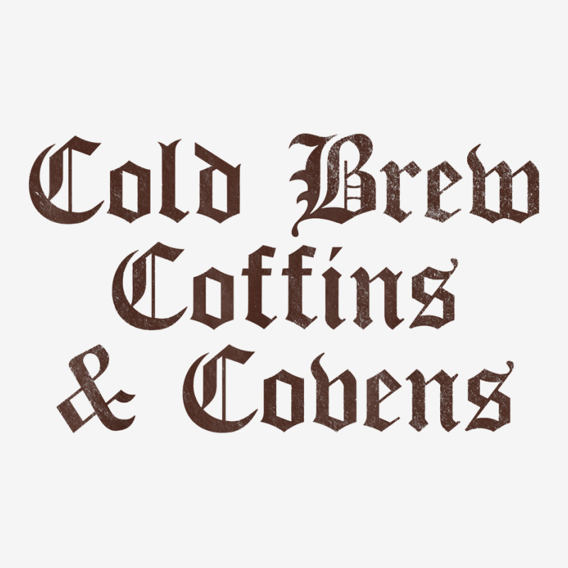 Cold Brew Coffins & Covens Goth Halloween Vintage Distressed T Shirt Youth 3/4 Sleeve by cm-arts | Artistshot