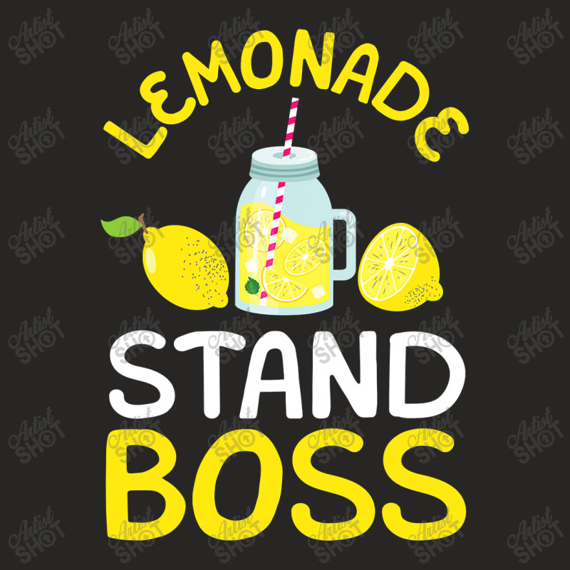 Lemonade Stand Boss Lemon Juice Gift Ladies Fitted T-Shirt by new121 | Artistshot