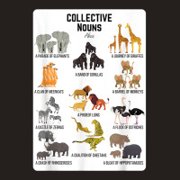 Collective Nouns Africa Animal Family Group Endangered T Shirt Tank Top | Artistshot