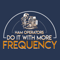 Ham Radio Operators Do It More Frequency Ham Radio Operator Men Denim Jacket | Artistshot