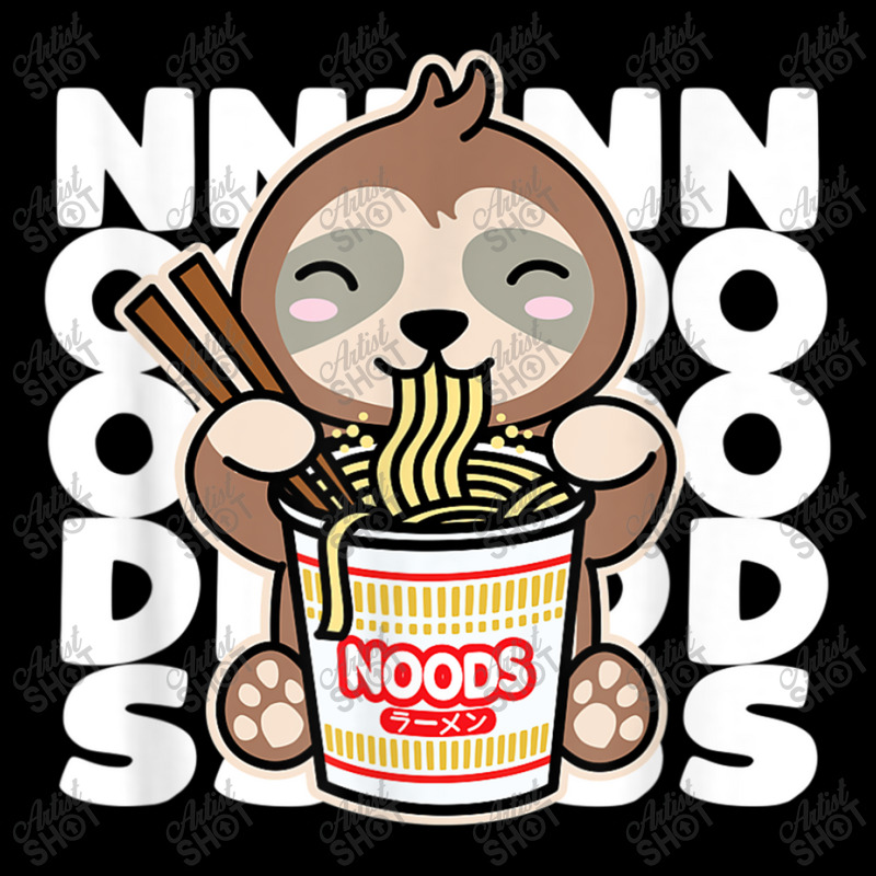 Sloth Eating Instant Noodles Cute Kawaii Ramen Noods Dark Pocket T-Shirt by Valentino-Holt | Artistshot