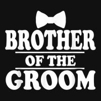 Brother Of The Groom Wedding Bachelor Party Funny Landscape Canvas Print | Artistshot