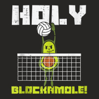 Holy Blockamole Avocado Volleyball Player Blocker Men Women Tank Top F Ladies Fitted T-shirt | Artistshot