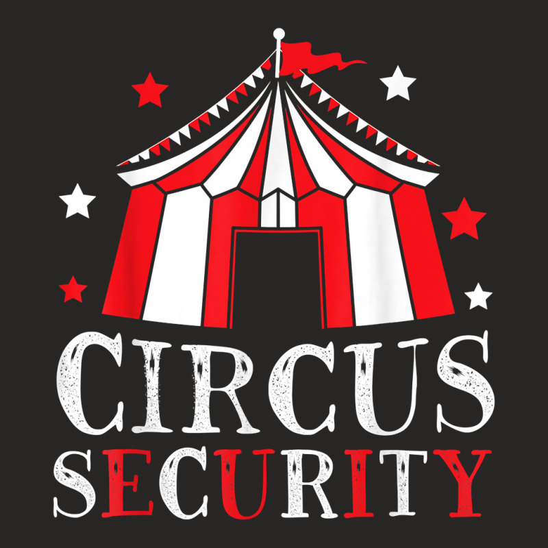 Circus Security Circus Event Staff Carnival Ringmaster T Shirt Ladies Fitted T-Shirt by cm-arts | Artistshot