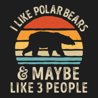 I Like Polar Bears And Maybe Like 3 People Bear Lover Gifts  Copy Classic T-shirt | Artistshot