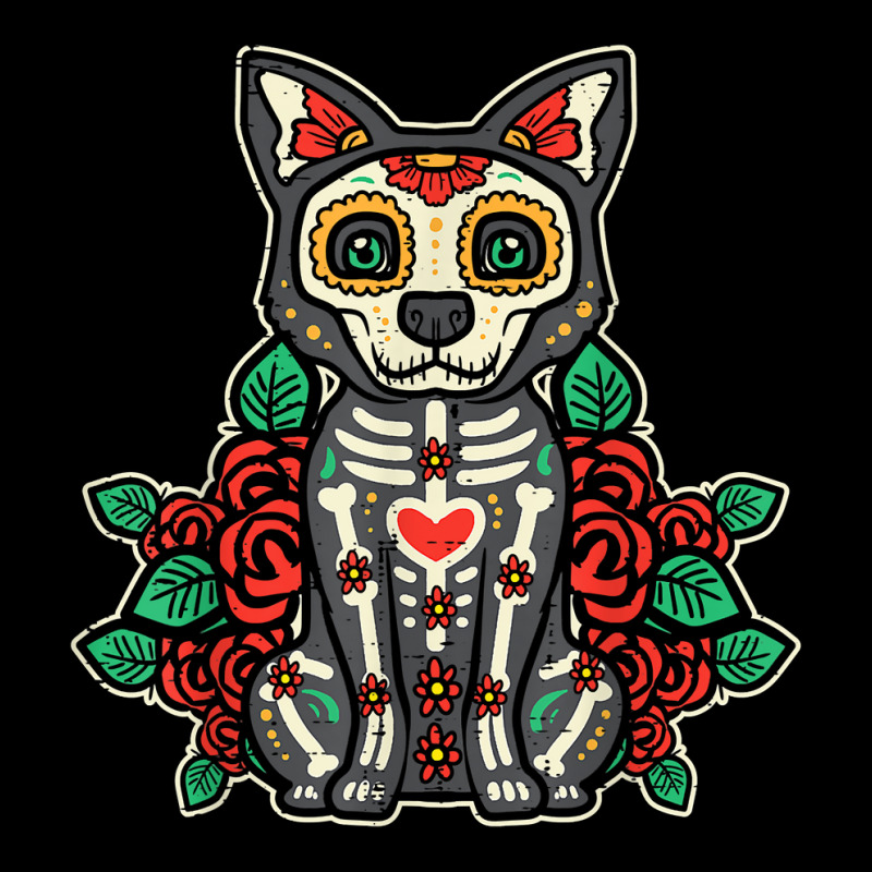 Sugar Skull Chihuahua Calavera Chiwawa Dia De Muertos Dog T Shirt Cropped Hoodie by cm-arts | Artistshot