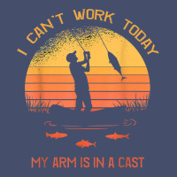 Fisherman, I Can't Work Today My Arm In A Cast Funny Fishing T Shirt Vintage Short | Artistshot