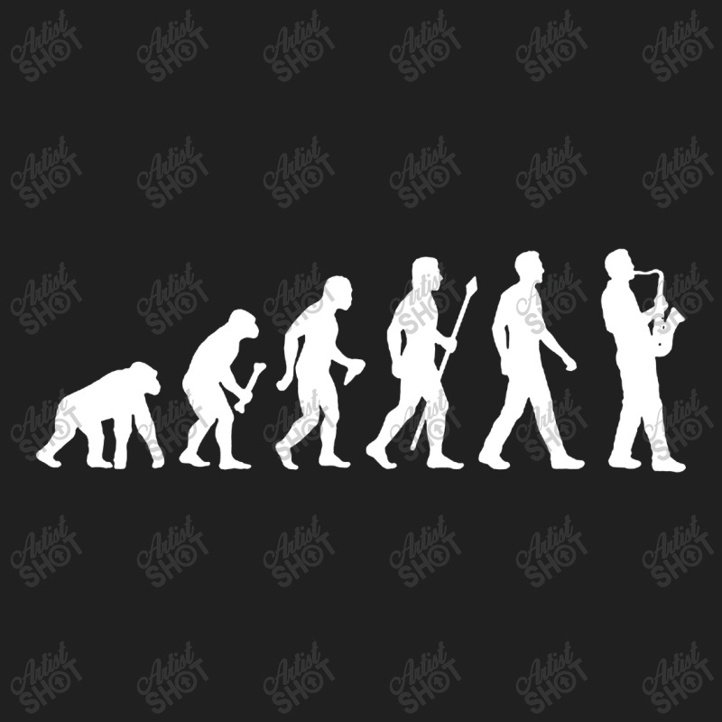 Funny Saxophone Evolution Of Man Ladies Polo Shirt | Artistshot