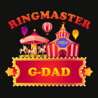 Ringmaster G Dad Circus Themed Birthday Party Staff Long Sleeve T Shir Scorecard Crop Tee | Artistshot