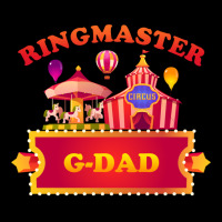 Ringmaster G Dad Circus Themed Birthday Party Staff Long Sleeve T Shir Cropped Sweater | Artistshot