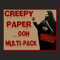 Creepy Paper Ladies Fitted T-shirt | Artistshot