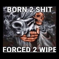 Born To Shit Forced To Wipe Maternity Scoop Neck T-shirt | Artistshot