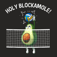 Funny Volleyball For Men Women Holy Guacamole Player Blocker T Shirt Ladies Fitted T-shirt | Artistshot