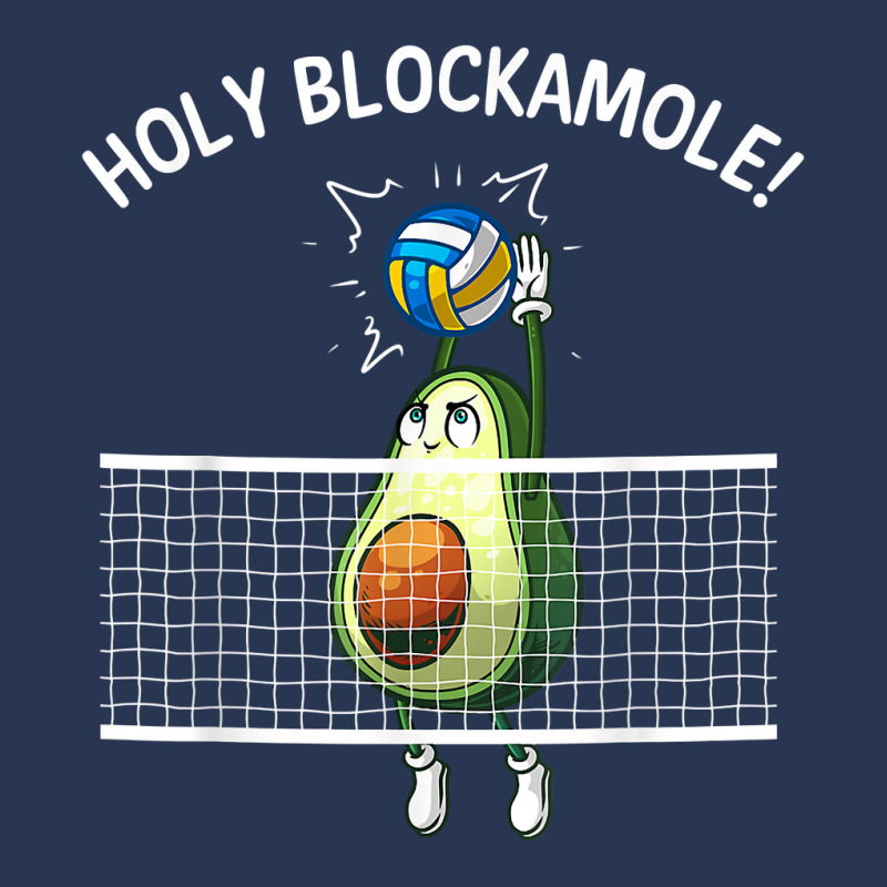 Funny Volleyball For Men Women Holy Guacamole Player Blocker T Shirt Men Denim Jacket by cm-arts | Artistshot