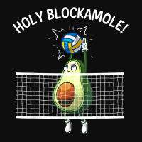 Funny Volleyball For Men Women Holy Guacamole Player Blocker T Shirt Crop Top | Artistshot