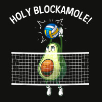 Funny Volleyball For Men Women Holy Guacamole Player Blocker T Shirt Scorecard Crop Tee | Artistshot