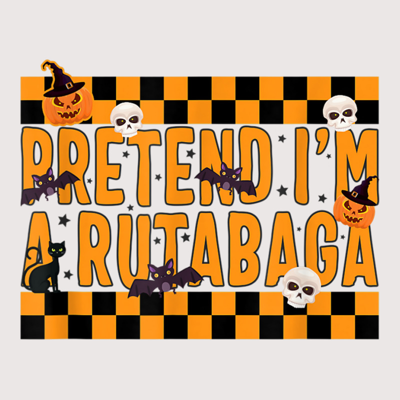 Pretend I'm A Rutabaga Costume Funny Lazy Halloween Party Sp T Shirt Pocket T-shirt | Artistshot