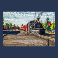 Cumbres And Toltec Narrow Gauge Railroad Chama New Mexico Yard Men Denim Jacket | Artistshot