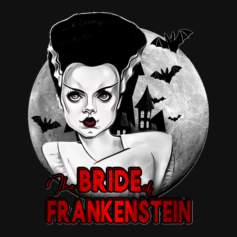 Brides Frankensteinn And The Moons License Plate By Cm-arts - Artistshot