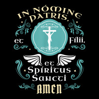 In Nomine Patris Et Filii Tradtional Latin Mass Catholic T Shirt Adjustable Cap | Artistshot