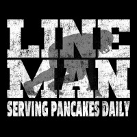 Vintage Football Lineman Saying   Serving Pancakes Daily T Shirt Pocket T-shirt | Artistshot