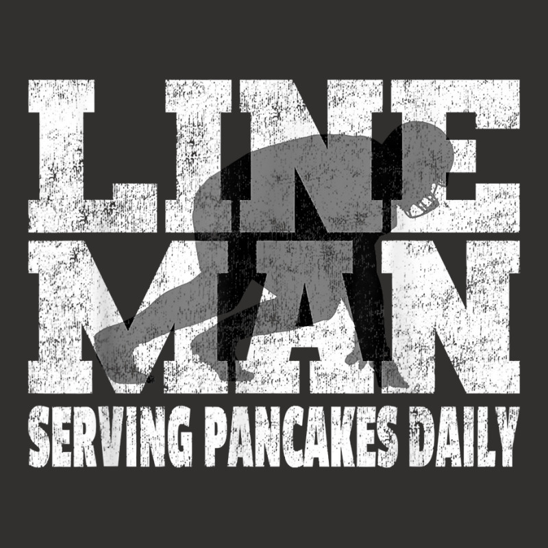 Vintage Football Lineman Saying   Serving Pancakes Daily T Shirt Champion Hoodie | Artistshot