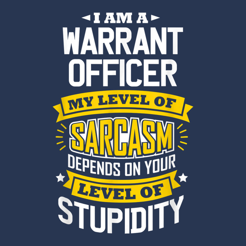 Officer Idea Funny Sarcasm Joke Warrants Officer T Shirt Ladies Denim Jacket by cm-arts | Artistshot