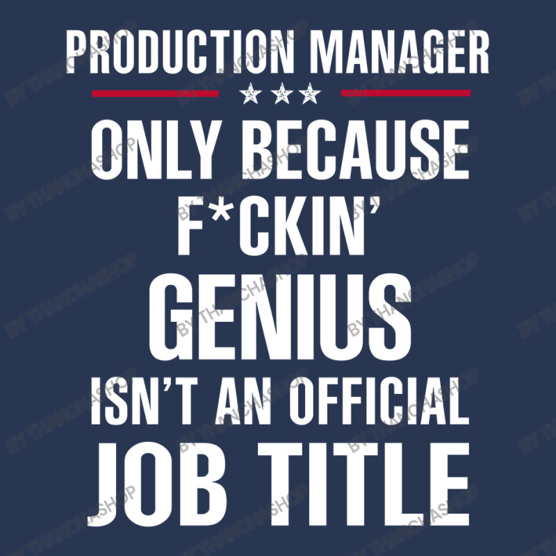 Gift For F Ckin' Genius Production Manager Men Denim Jacket | Artistshot