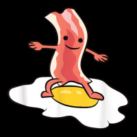 Kawaii Bacon Surfing On Fried Egg Breakfast Egg And Bacon For Fans Adjustable Cap | Artistshot