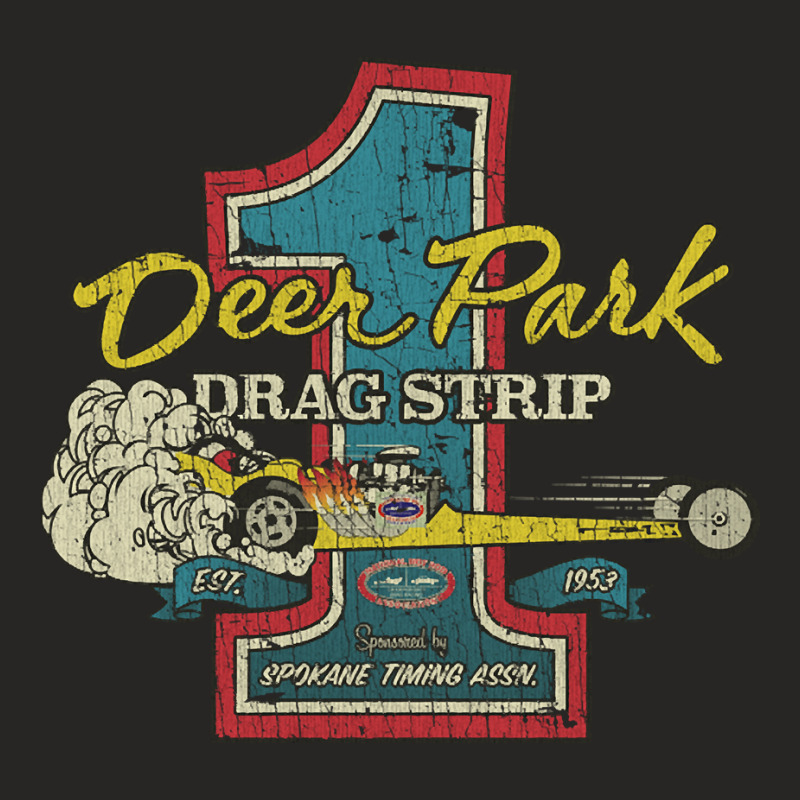 Deer Park Drag Strip 1953 Ladies Fitted T-Shirt by poppyallen | Artistshot