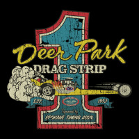 Deer Park Drag Strip 1953 Cropped Hoodie | Artistshot