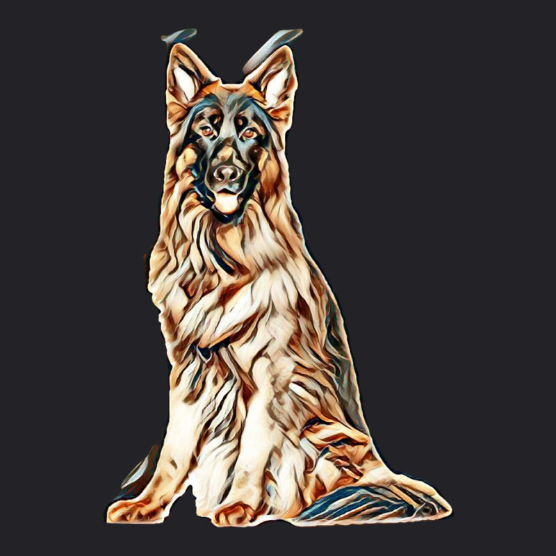 German Shepherd Dog  Isolated  On White Background In Studio Youth Tee by Kemnabi | Artistshot