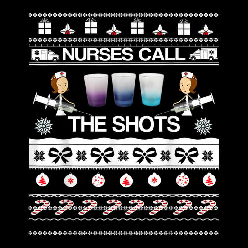 Rn Nurses Christmas Ugly Design Drinking Pun Syringe Shots T Shirt Toddler 3/4 Sleeve Tee | Artistshot