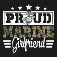 Proud Marine Military Girlfriend Gift For Boyfriend T Shirt Hoodie & Jogger Set | Artistshot