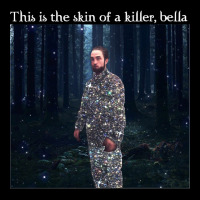 This Is The Skin Of A Killer Bella Meme Cropped Hoodie | Artistshot