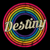 Destiny - Retro Rainbow Faded-style Fleece Short | Artistshot