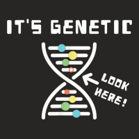 Star It's Genetic Dna Helix Genetic Makeup Funny T Shirt Ladies Fitted T-shirt | Artistshot