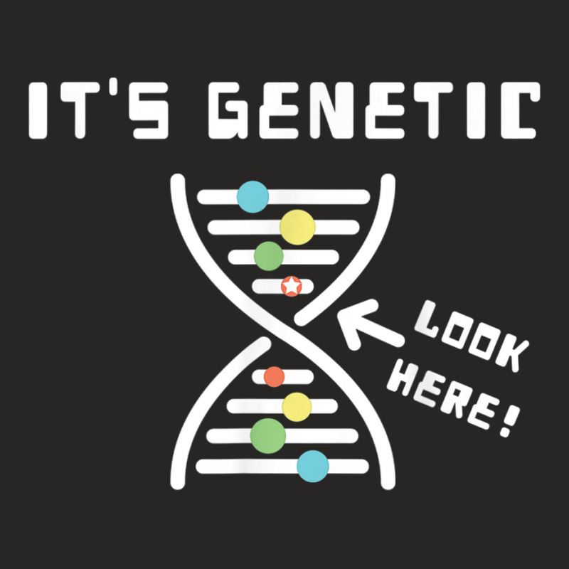 Star It's Genetic Dna Helix Genetic Makeup Funny T Shirt Ladies Fitted T-Shirt by cm-arts | Artistshot