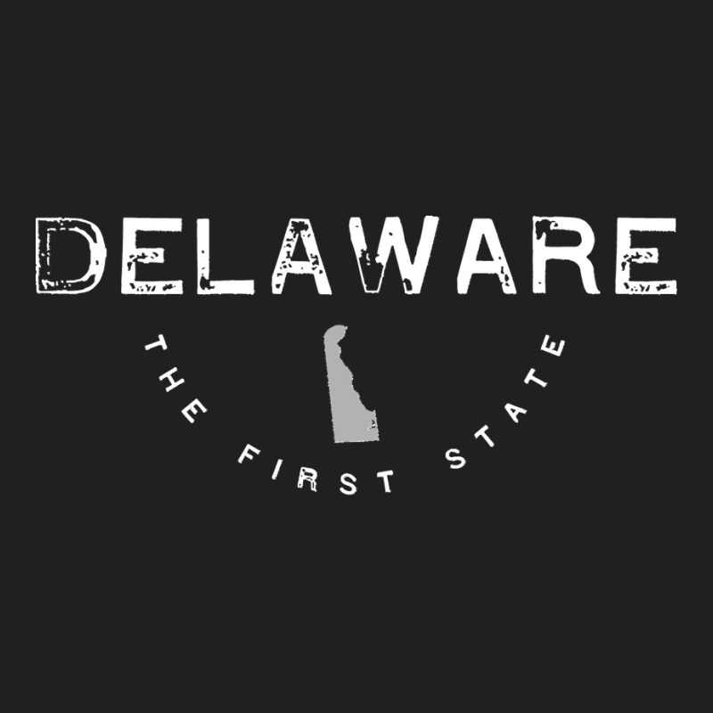 Delaware The First State Graphic Vintage Retro Long T-shirt | Artistshot