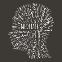 Meditate Mindfulness Zen Buddha Yoga Wordart T Shirt Bucket Hat | Artistshot