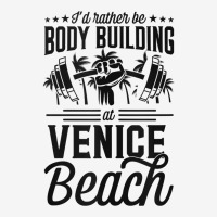 I'd Rather Be Body Building At Venice Weight Lifting Tank Top Fanny Pack | Artistshot