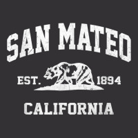 San Mateo California Ca Vintage State Athletic Style T Shirt Vintage Short | Artistshot