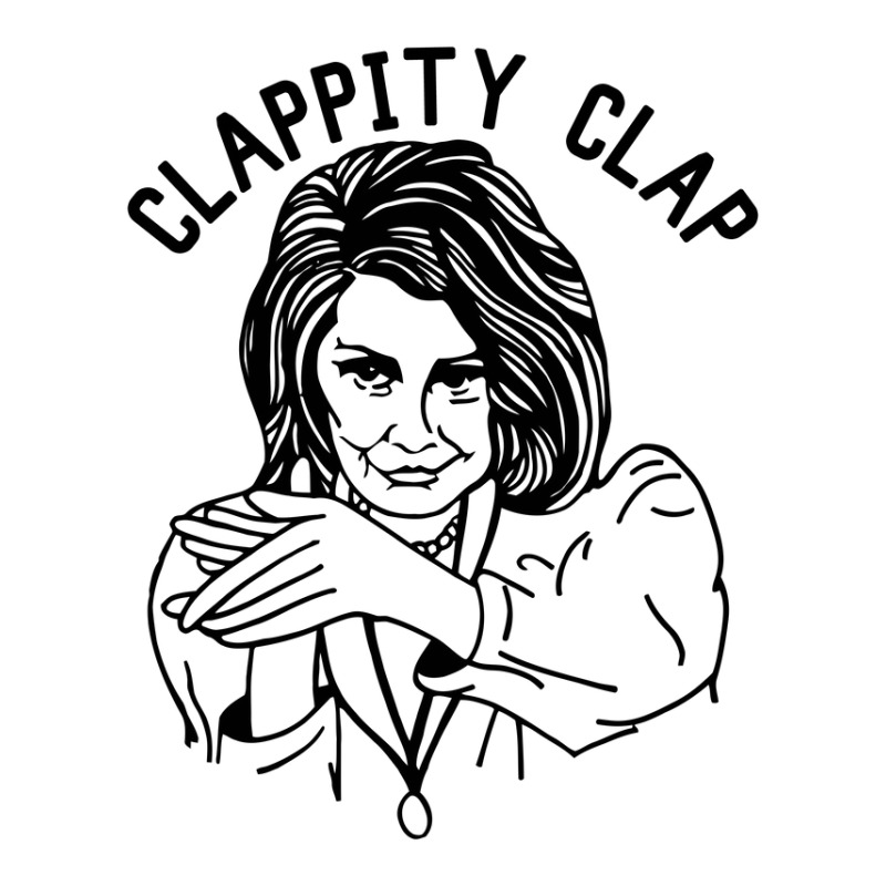 Nancy Pelosi Clappity Clap [tw] Unisex Hoodie | Artistshot