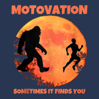 Motivation Sometimes Finds You Bigfoot Moon Silhouette Funny Tank Top Men Denim Jacket | Artistshot