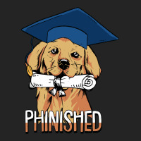 Phinished Phd Cute Golden Retriever Grad Candidate Student Sweatshirt 3/4 Sleeve Shirt | Artistshot